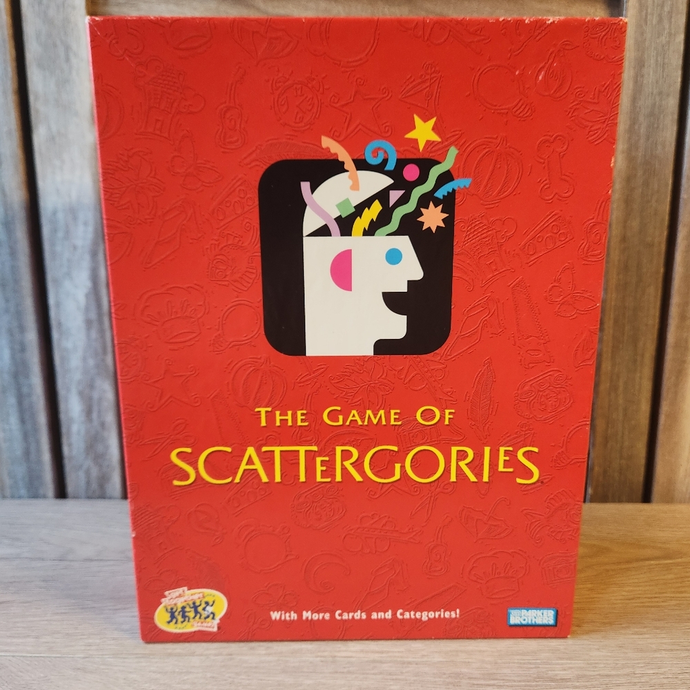 Scattergories! Bonus more lists!  NEW Open Box More Catergories! 16 lists